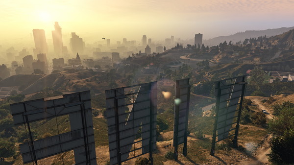 Grand Theft Auto V city view